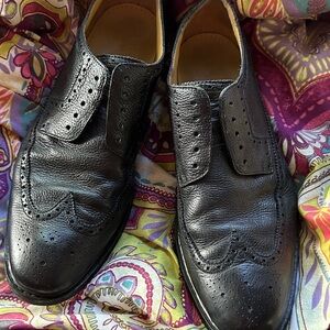 Cole Haan Black Leather Oxfords